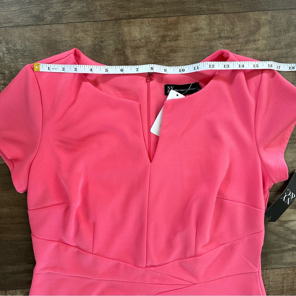 New New York & Company pink midi dress - Picture 6 of 7